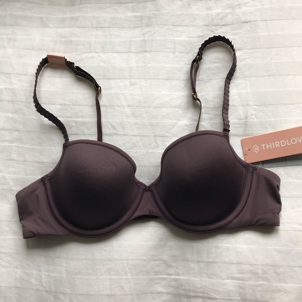 thirdlove dark purple/grey bra💜